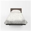 osama home GUZZINI Botanical - Completo Letto Singolo con Lenzuola Letto Singolo Cotone Organico 150x280 + 1 Lenzuolo con Angoli Singolo Coprimaterasso Sotto 90x200 Materasso Alto 30 cm + 1 Federa Cuscino 50x80