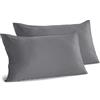 osama home GUZZINI Classic - 2 Federe Cuscino Letto 50x80 in 100% Cotone Percalle Certificato OekoTex Fresco e Traspirante, Federa Cuscino con Patella di 15 cm, Biancheria da Letto Delicata, Morbida e Avvolgente