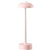 DAWALIGHT Lampada da Tavolo Senza Fili 3 colori LED USB Ricaricabile IP44 impermeabile Lampada da comodino Dimmerabile Illuminazione da Tavolo per Esterno Camera da Letto Soggiorno Ristorante, Rosa