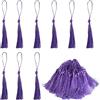 Fayemint 100 Pezzi Nappe Artigianale, Nappe Segnalibro, Nappe Artigianale Viola, per Segnalibri, Biglietti D'invito, Strumenti Musicali, Disegni Artigianali Fai-da-Te (Viola)