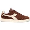 DIADORA Sneaker uomo marrone/bianca in suede