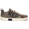 REPLAY Sneaker uomo verde militare in pelle