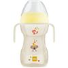 MAM Vaso Fun to Drink D122 - Bicchiere per imparare con bocchino e coperchio per bebè da 8 mesi in su 270 ml - Neutro