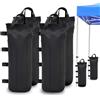Yitobici Pesi per gazebo, sacco di sabbia per tenda Oxford 800D, sacchi per pesi, sacchi di sabbia, riempibili e riutilizzabili, per gazebo, gazebo pieghevole, tenda, confezione da 4
