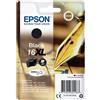 Epson 16 Serie Penna Cartuccia Originale Getto d'Inchiostro DURABrite Ultra Formato XL Nero per WorkForce WF-2010, 2510, 2520, 2530, 2540, 2630, 2650, 2660, 2750, 2760