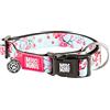 Max & Molly Urban Pets Max & Molly - Collare per cani Smart ID con Gotcha! QR Pet Tag di sicurezza e profilo personalizzato per animali domestici, morbido neoprene imbottito, impermeabile, lavabile in lavatrice, fiori di