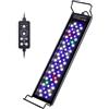 Hygger Illuminazione per Acquario 14W, Lampada 24/7 con 9 Colori e 10 Luminosità Regolabili per Tanks 30-45cm