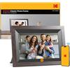 KODAK Cornice Digitale WIFI 10,1 Pollici，Cornice Foto Digitale con Schermo Touch IPS 1280 * 800 e 32GB di Memoria，Cornice Elettronica per Micro SD Card/USB, Rotazione Automatica