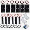 GTIWUNG 12Pcs AA Portabatterie, 1.5V 3V aa Battery Clip Battery Holder Batteries Case con cavi, Titolare Caso Batteria, 3 Pezzi Custodia Batteria in Plastica, Custodia per Batterie AA/AAA