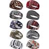 DRESHOW 10 Pezzi Fasce per Capelli Donna Vintage Cerchietti e Fasce per Capelli Elastica Turbante Fasce Yoga Testa Contorta Accessori Capelli per Donna e Ragazza