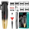 VGR Tagliacapelli Fresh Fade, tagliacapelli professionale, strumento di taglio per capelli ricaricabile con cavo e senza fili con display a LED