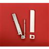 FTF - Fenstertechnik Maco Supporto angolare Cerniera angolare Multi-Matic/Multi-Trend 100kg composto da 52483 e 52478 W21960 g21961 (argento con cappucci bianchi)