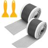 Jinsion Capelli Cattura Adesivi a Rete,7 cm×10 m Filtro Doccia Capelli,Monouso Filtro Doccia Capell con Spatola di Plastica,Retina Scarico Doccia per Bagno Vasca Cucina Doccia,Adesivi per Filtri per Lavello