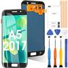 ARSSLY Schermo per Samsung Galaxy A5 2017 A520 A520F LCD Display Digitizer Assembly Vetro di Ricambio Touch Screen con Strumenti(Nero)