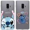 Omyzo [2 pezzi] Cover per Samsung Galaxy S9 Plus 6,2,Custodia Morbide Silicone con Cute Cartone Animato Disegni Trasparente Opaco TPU Sottile Antiurto Protettivo Case per Samsung S9 Plus