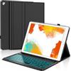 JADEMALL Custodia con Tastiera per iPad Pro 12.9 2017/2015 (2nd/1st Generazione), Italiana QWERTY Tastiera Retroilluminata Bluetooth Staccabile per iPad Pro 12.9 2017/2015, Nero