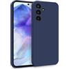 MyGadget Cover per Samsung Galaxy A55 5G - Custodia in Silicone Morbido a Doppio Strato - Case con Protezione Fotocamera & Fodera Interna Antigraffio - Viola