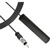 RRICHH Antenna Autoradio Universale Adattatore Antenna Auto per Patch Radio FM Spina DIN con cavo da 3 m Dab Antenna con Amplificatore di Segnale per Veicolo Camion SUV Auto FM Radio Audio Stereo