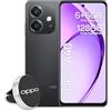 OPPO A40 Smartphone, Fotocamera AI 50MP, Selfie 5MP, Display 6.67" 90HZ LCD HD+, 5100mAh, RAM 6(Esp2GB/4GB/6GB)+ROM 128GB (esp1TB), IP54, Supporto Auto [Versione Italia], Sparkle Black