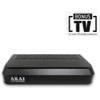 Akai Zap-S210265K Decoder Combo Dvb-S2 + Dvb-T2 HD Main10 H265 Hevc Usb Lan Hdmi