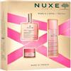 Nuxe Cofanetto Rosa Olio 50ml + Acqua Micellare 100ml + Balsamo Labbra 15g