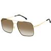 Carrera Occhiali da Sole 333/S BLACK GOLD/BLACK BROWN GREEN ANTIREFLEX 59/16/145 uomo