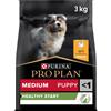 Purina Pro Plan Healthy Start Puppy Medium Crocchette Cane Pollo - 3 kg - Croccantini per cani - 1° ORDINE? scegli lo sconto BZR5 / BZR20 + 200 punti fedeltà