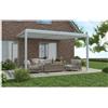 VivaGarden Pergola Addossata da Giardino in Acciaio 4x4 mt Bianco GA802119-BIAN