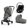 CYBEX - Trio Mios 2023 Sustainable Pearl Grey con Telaio Chrome Black