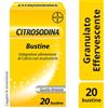Citrosodina Effervescente Integratore Alimentare Digestivo Con Calcio Al Limone 20 Bustine