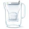 Brita Style Caraffa Filtrante con 1 Filtro Maxtra+ Incluso, Bianco e Grigio, 2.4 Litri