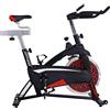 JK FITNESS Spin Bike [Volano 18 Kg] Cyclette Da Casa, Cyclette Professionale | Console LCD | Regolabile e Ergonomica [Sella Soft Race Regolabile] Sistema Frenante a Tampone | Trasmissione a Cinghia