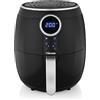 Tristar Friggitrice Ad Aria Airfryer Digitale, 4.5 Litri, 1500 W, 8 Programmi di Cottura, Schermo Tattile, senza Bpa, Nero