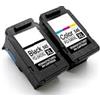 Canon Cartuccia Compatibile per Canon PG 545XL Canon PG-545XL Nero Pagine 500 Canon CL 546XL Canon CL-546XL Colore Pagine 300, PG-545XL Nero Pagine 500