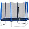 DecHome Trampolino Elastico Esterni con Rete di Sicurezza e Pali Imbottiti per Adulti e Bambini 244x244x205cm