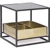 Bizzotto Tavolino con contenitore Mavila 42x42