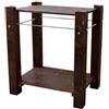 Amtra Supporto Shallow 60 - Mobile in Legno per Acquari, 60x40x80 cm laccato Bianco, Base Universale a 2 ante con scomparti, montaggio facile, Stile Classico per ogni arredo, Made in Italy
