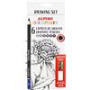Alpino Color Experience 6 matite di grafite per disegno artistico + temperamatite + gomma da cancellare |matite professionali di disegno | matite da regalare
