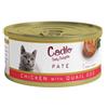 Cadilo Daily Delights - paté pollo con uova di quaglia - cibo umido per gatto (70 g) 2 confezioni (12 x 70g)