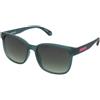 Superdry SDS 5026 107 | Occhiali da Sole Graduati o Non Graduati | Plastica | Quadrati | Verde, Trasparente | Adrialenti