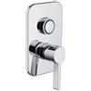 Paini - Sofia 691 Rubinetto Miscelatore Bagno Monocomando per Doccia da Incasso con Deviatore, finiture Cromate e brillanti, Design accattivante, interamente prodotto e lavorato in Italia