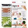 tesa Sugru Colla Modellabile Multiuso, Pasta adesiva versatile, per Riparare, Incollare e Fissare senza Forature, Confezione da 8 x 3.5 g, Nero/Bianco/Verde/Marrone/Grigio