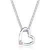 Elli Collana con Pendente e Cristalli da Donna, in Argento 925