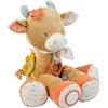 Nattou Peluche con Attività, Poliestere, Mucca Mila con Sonaglio, Specchietto e Molto Altro, Ca. 45 cm, Mila, Zoe e Lana, Beige