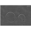 Geberit Placca Geberit Sigma50 Round Ardesia Mustang / Nero Cromato Doppio Tasto | 115.651.JM.1 Ardesia Mustang