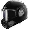LS2, Casco Moto Modulare ADVANT SOLID Gloss Black, XS