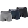 Enrico Coveri Boxer Uomo Offerta 3 Pezzi Cotone BIELASTICO EB1000 (Assortito 1 Blu 1 Nero 1 Grigio, 5)