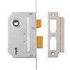 Yale Locks PM320CH30 - Lucchetto alta sicurezza, a mortasa con 3 leve, 80 mm, finitura: Cromata lucida