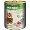 Premiere Meat Menu Cat Lattina 800G MANZO CON TACCHINO E CONIGLIO