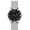 Carlheim Orologio Analogico al Quarzo Giapponese da Uomo con Cinturino in Argento-Plated-Acciaio 4007-2